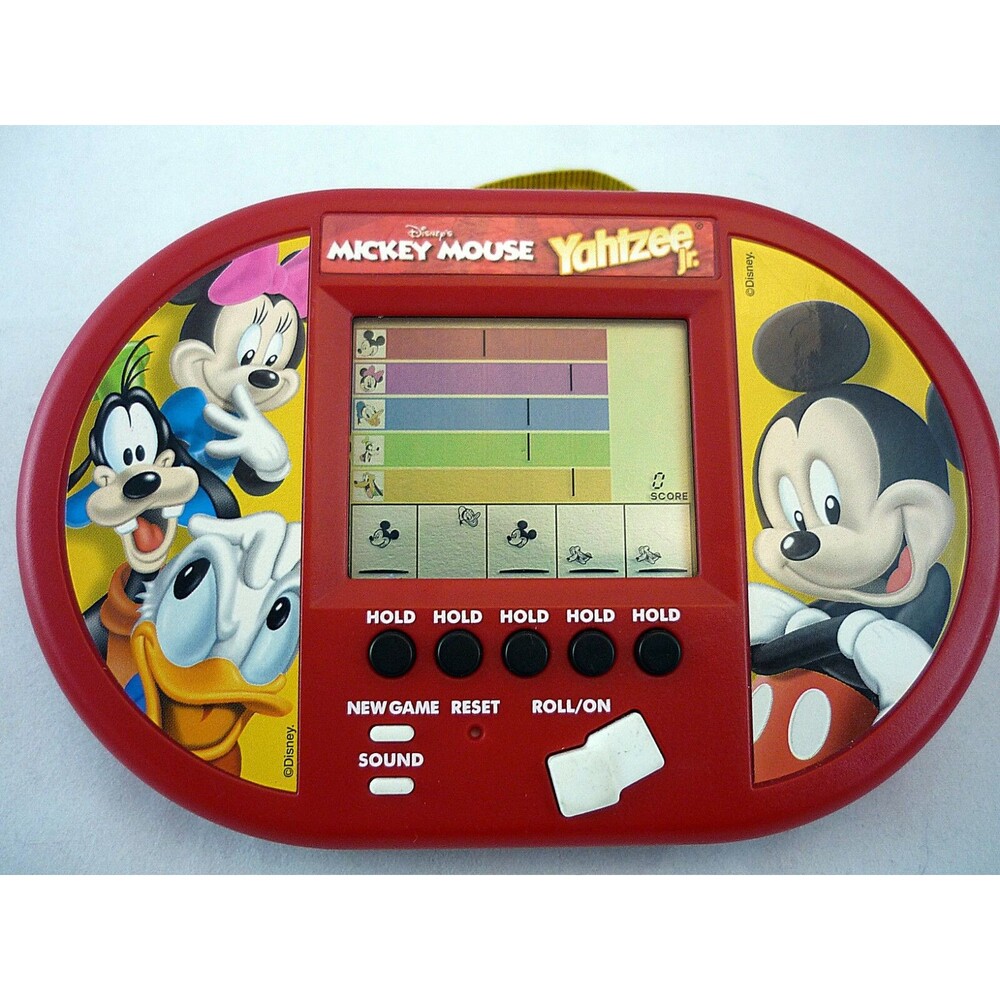 Disney Mickey Mouse Handheld Yahtzee Jr Electronic Game